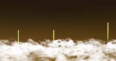 4K粒子穿透云层之上背景视频视频的预览图